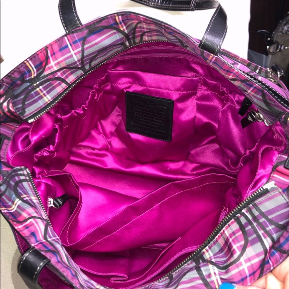 Large Coach poppy tote bag - Picture 7 of 8